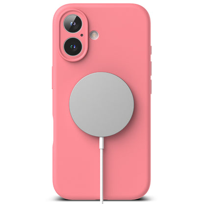 MagSafe ovitek za Apple iPhone 16 Plus, Ringke, silikon, roza