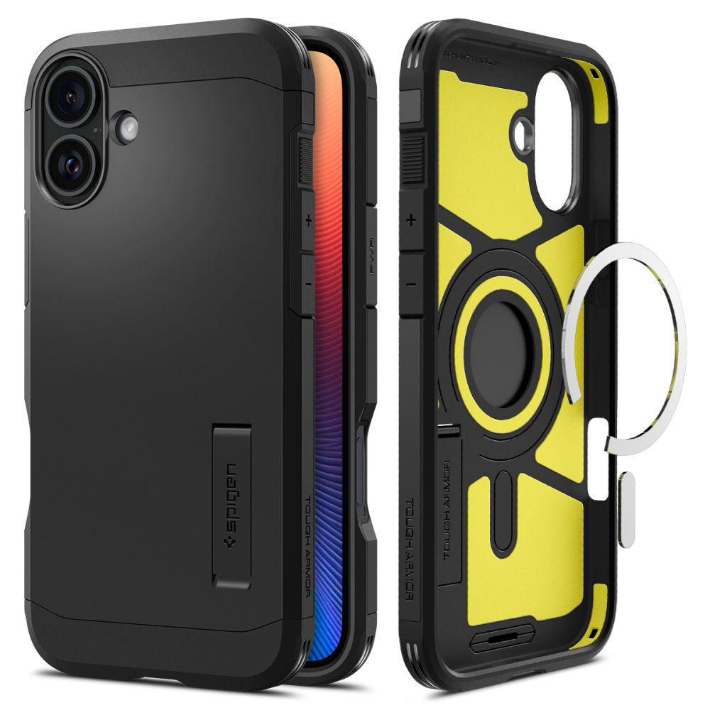 MagSafe Case for Apple iPhone 16 Plus, Spigen, Tough Armor, Black