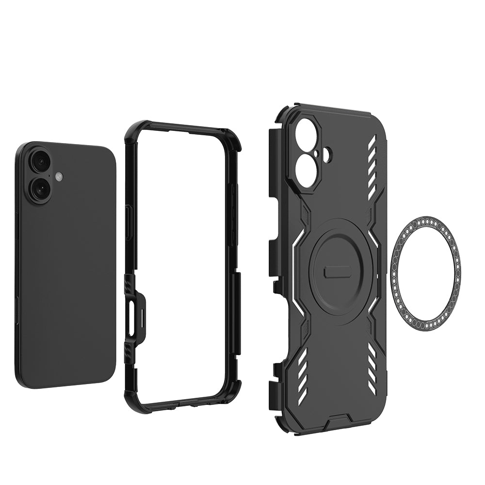 MagSafe ovitek za Apple iPhone 16 Plus, Techsuit, ArmorMag, modra