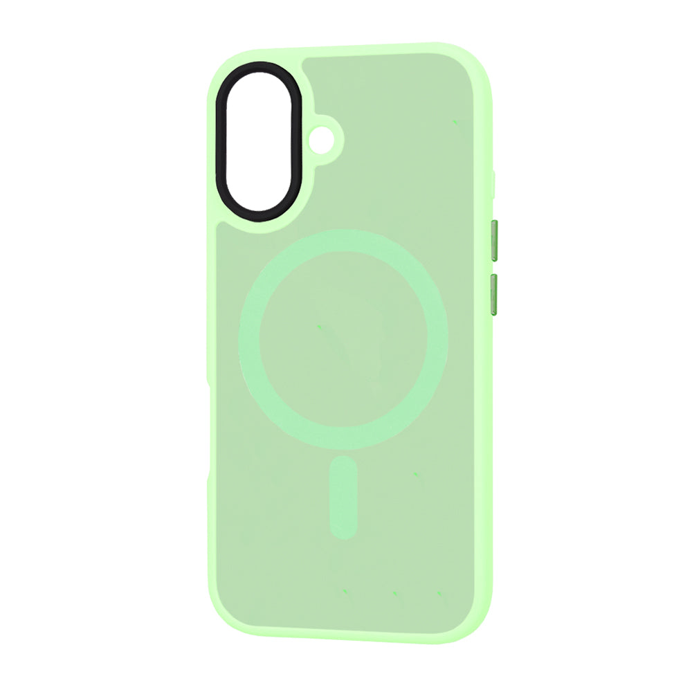 MagSafe ovitek za Apple iPhone 16 Plus, Techsuit, HaloFrost, Svetlo zelena