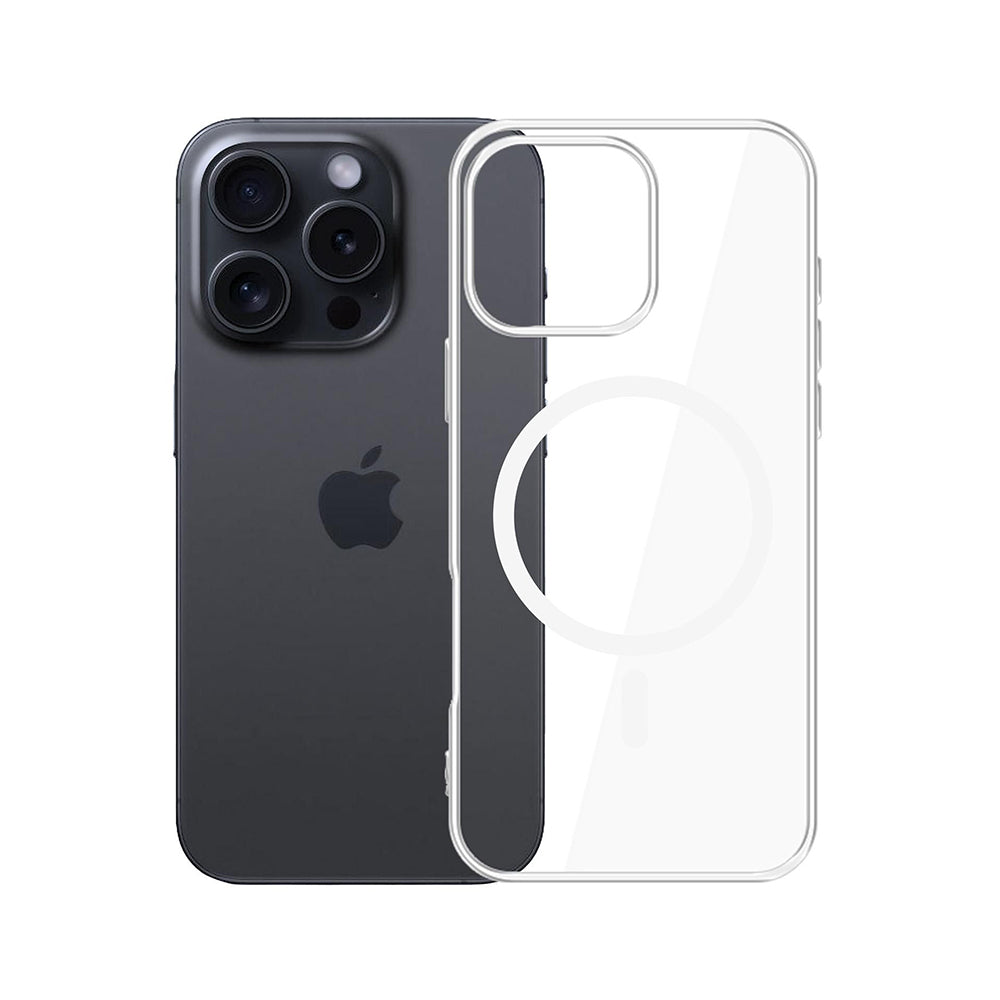 MagSafe ovitek za Apple iPhone 16 Pro, 3MK, Clear MagCase, Prozoren