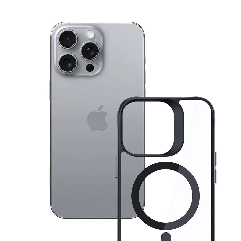MagSafe ovitek za Apple iPhone 16 Pro, 3MK, Satin Armor, Prozoren