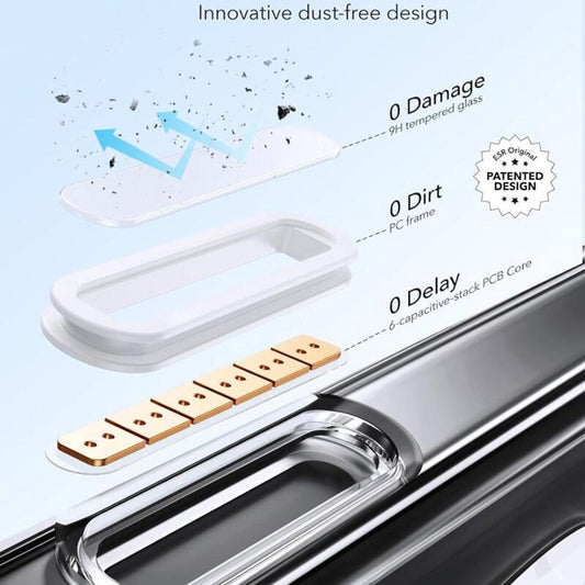 Ovitek MagSafe za Apple iPhone 16 Pro, ESR, Classic Hybrid Kickstand Slide, Satenasto črn