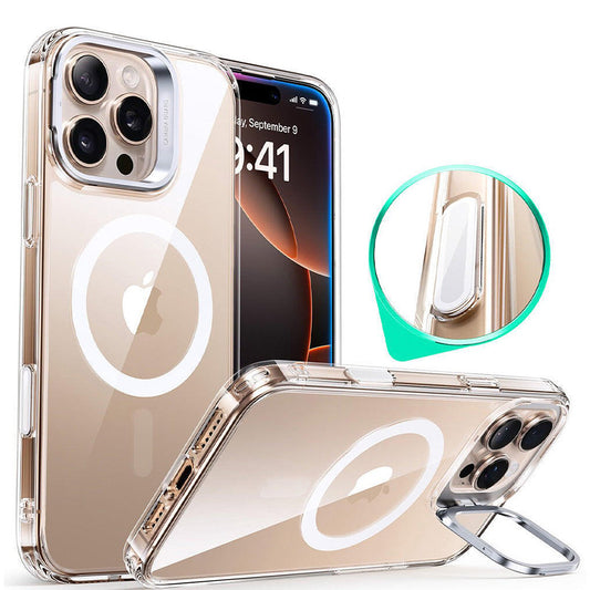 Ovitek MagSafe za Apple iPhone 16 Pro, ESR, Classic Hybrid Kickstand Slide, Prozoren