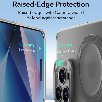 Ovitek MagSafe za Apple iPhone 16 Pro, ESR, Zero, Satenasto Siva