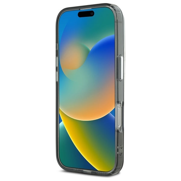 Ovitek MagSafe za Apple iPhone 16 Pro, Karl Lagerfeld, IML Monogram Karl & Choupette's Heads, Črn.