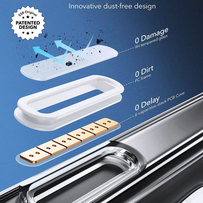 Ovitek MagSafe za Apple iPhone 16 Pro Max, ESR, Classic Hybrid Slide, Satenasto črn