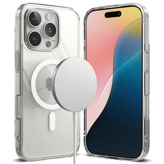 MagSafe Case for Apple iPhone 16 Pro Max, Ringke, Fusion, Transparent