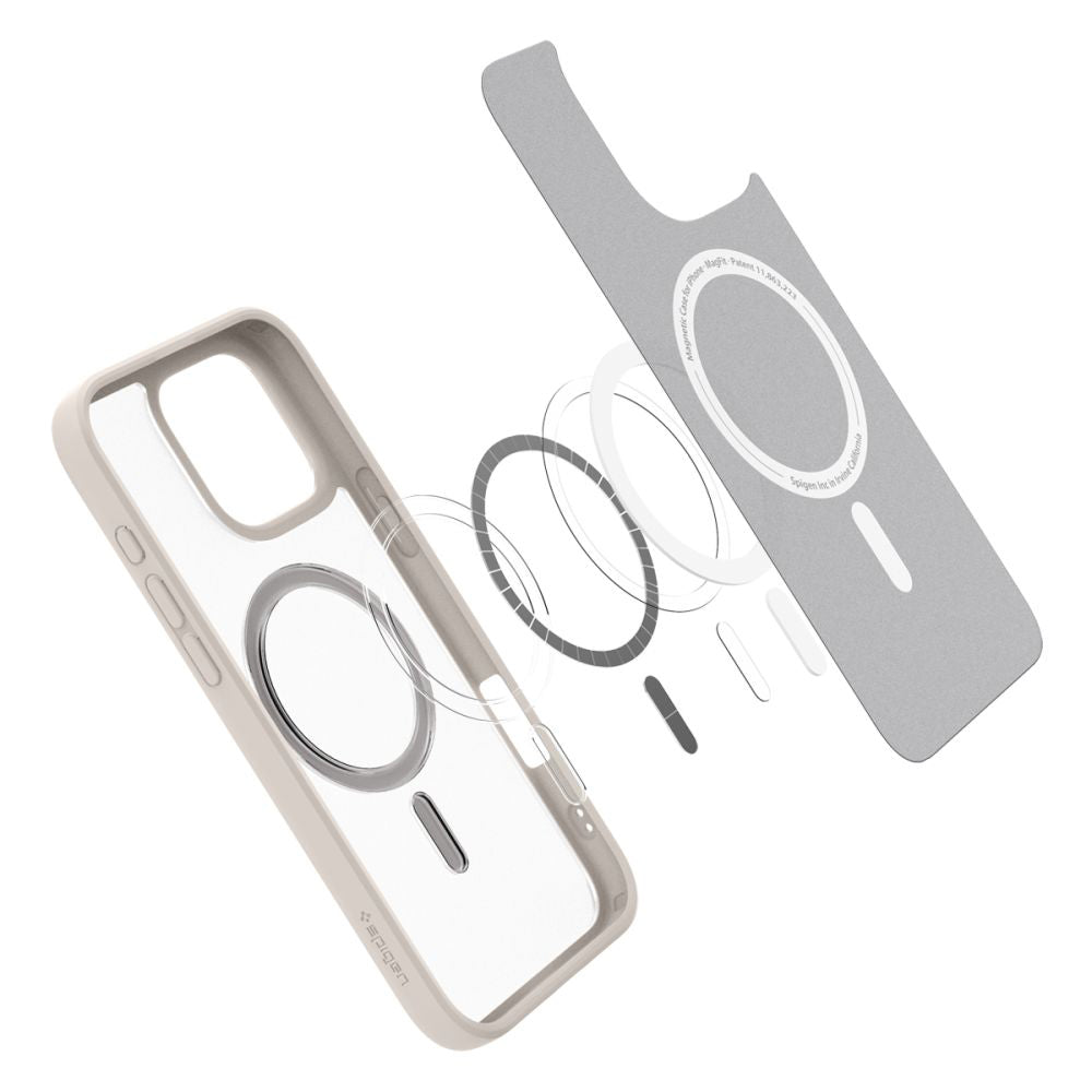 Ovitek MagSafe za Apple iPhone 16 Pro Max, Spigen, Ultra Hybrid, Satinirana Bronasta ACS08382