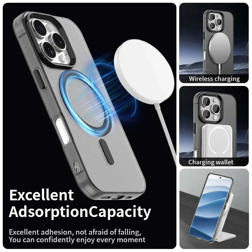 Ovitek MagSafe za Apple iPhone 16 Pro Max, Techsuit, CandyCase, Vijoličen