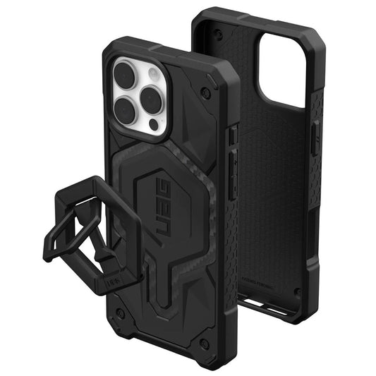 MagSafe ovitek za Apple iPhone 16 Pro Max, Urban Armor Gear, Monarch Pro Carbon Bundle, Črn