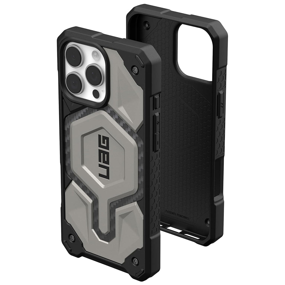 MagSafe ovitek za Apple iPhone 16 Pro Max, Urban Armor Gear, Monarch Pro, siva