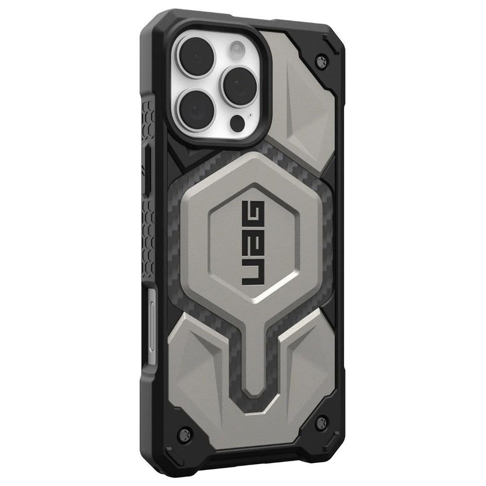MagSafe ovitek za Apple iPhone 16 Pro Max, Urban Armor Gear, Monarch Pro, siva