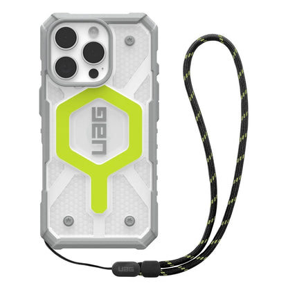 MagSafe ovitek za Apple iPhone 16 Pro Max, Urban Armor Gear, Pathfinder Clear z vrvico, Zelena