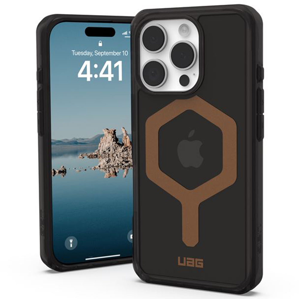 MagSafe ovitek za Apple iPhone 16 Pro Max, Urban Armor Gear, Plyo, rjav
