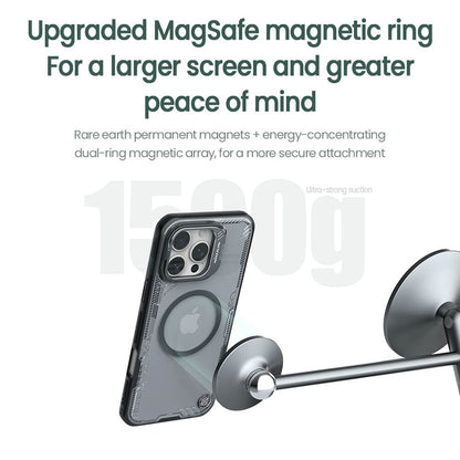 MagSafe ovitek za Apple iPhone 16 Pro, Nillkin, Iceblade Prop (z izrezom za kamero), Zelen