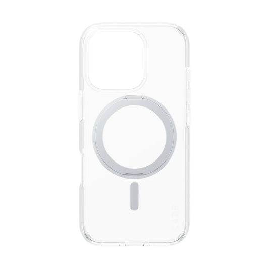 Ovitek MagSafe za Apple iPhone 16 Pro, PanzerGlass, Care Feature Kickstand, Srebrno prozoren