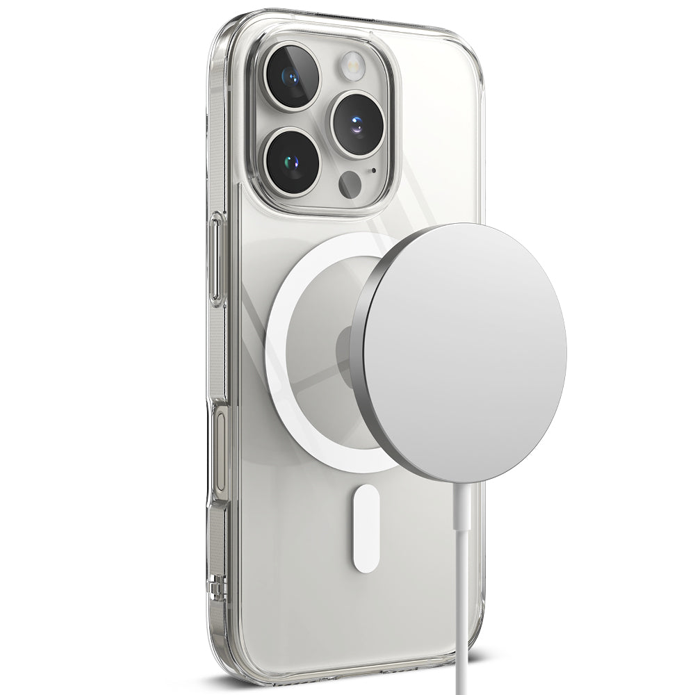 MagSafe ovitek za Apple iPhone 16 Pro, Ringke, Fusion, Prozoren