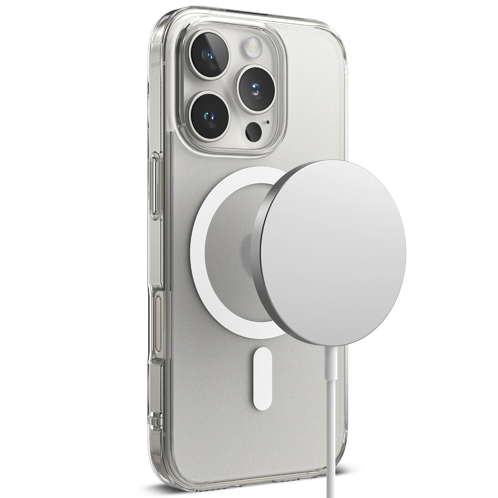 MagSafe ovitek za Apple iPhone 16 Pro, Ringke, Fusion, mat prozoren