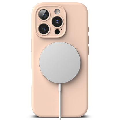MagSafe ovitek za Apple iPhone 16 Pro, Ringke, silikon, roza