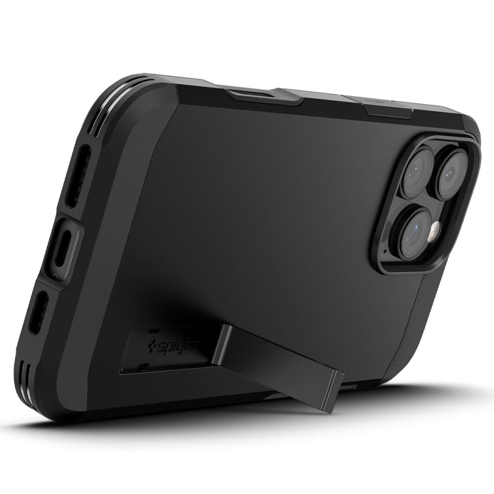 Ovitek MagSafe za Apple iPhone 16 Pro, Spigen, Tough Armor T, Črn ACS08510