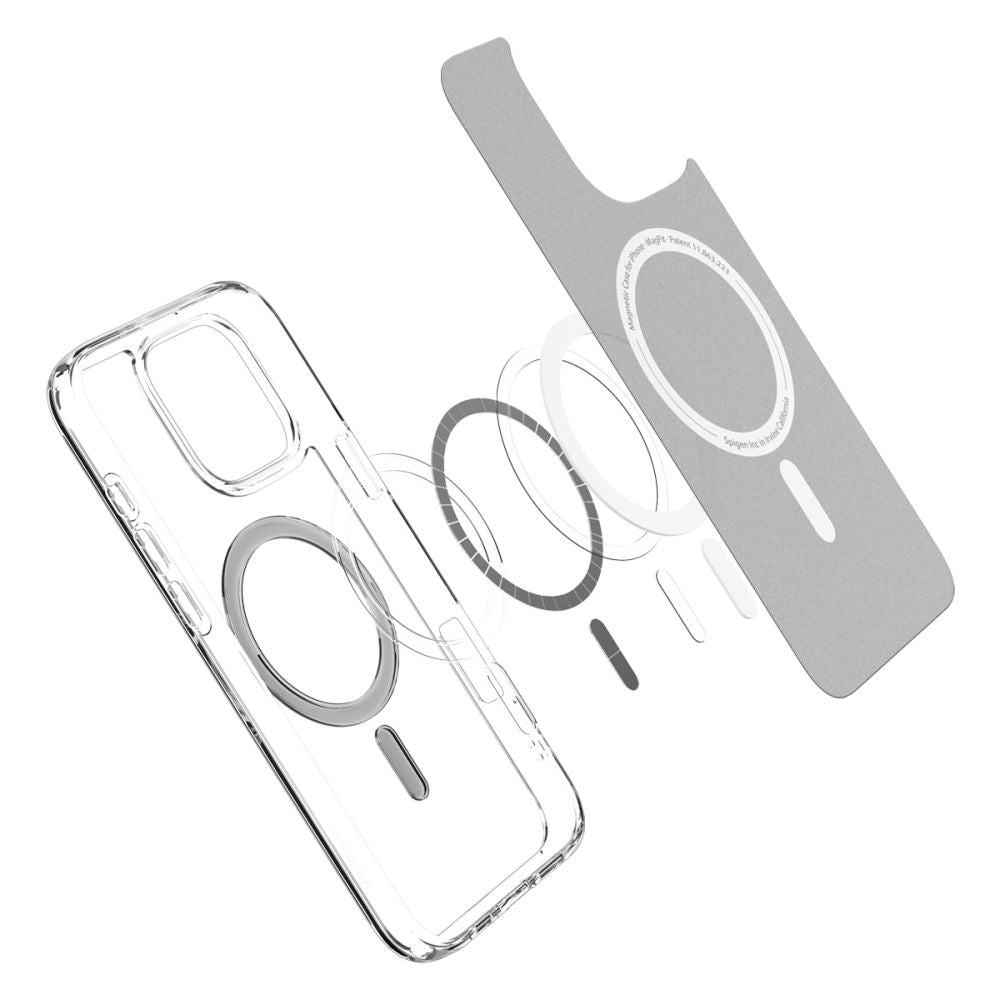 Ovitek MagSafe za Apple iPhone 16 Pro, Spigen, Ultra Hybrid, Črn