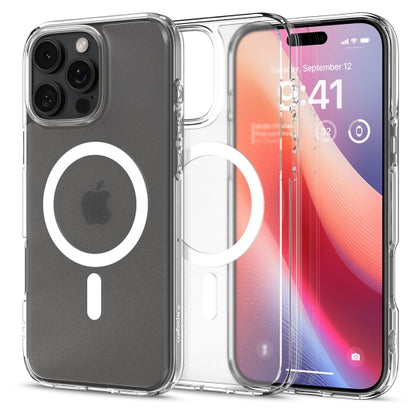 Ovitek MagSafe za Apple iPhone 16 Pro, Spigen, Ultra Hybrid, Satinasto prozoren ACS08133