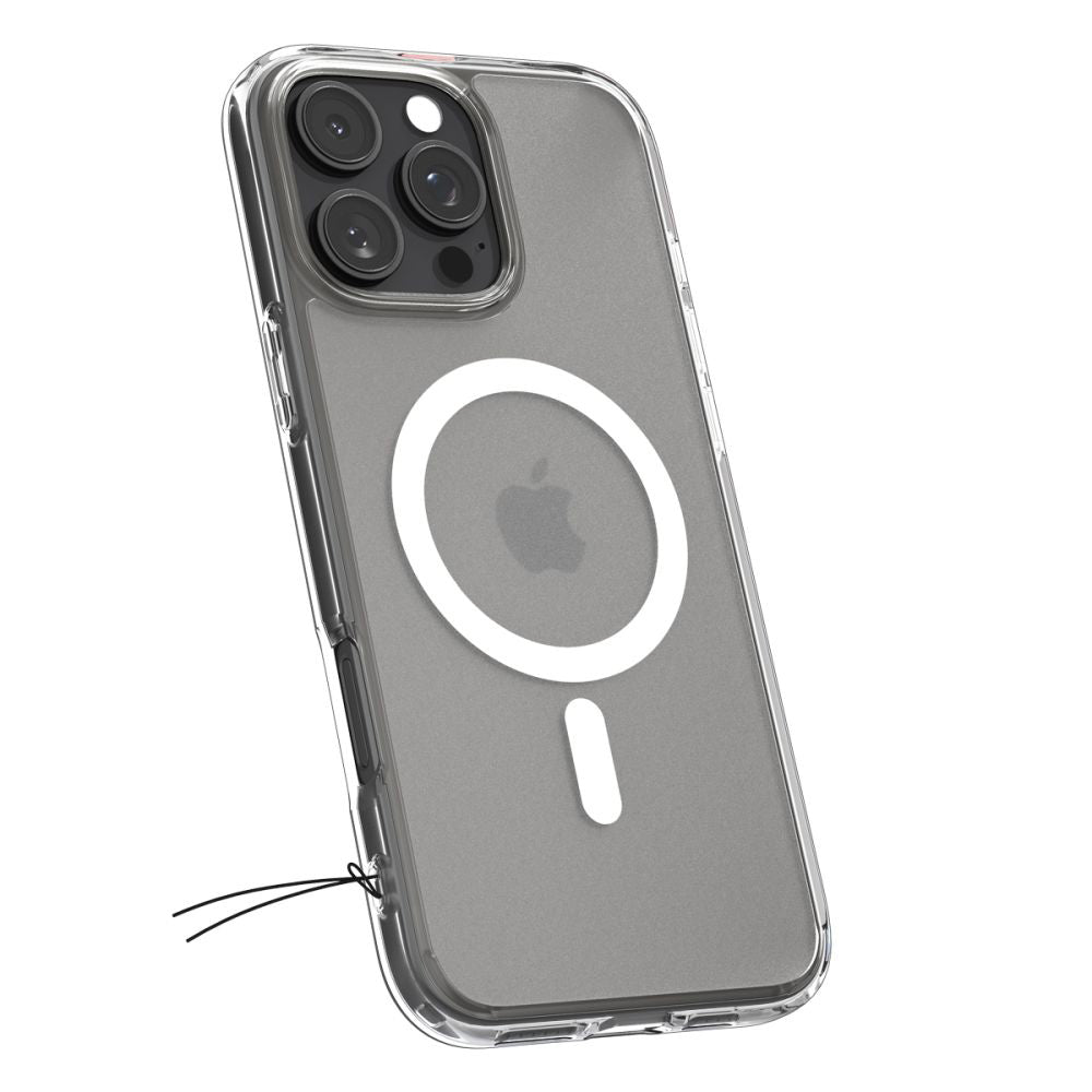 Ovitek MagSafe za Apple iPhone 16 Pro, Spigen, Ultra Hybrid, Satinasto prozoren ACS08133
