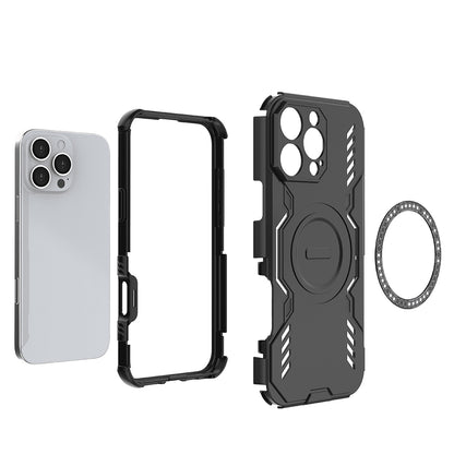 MagSafe ovitek za Apple iPhone 16 Pro, Techsuit, ArmorMag, modra