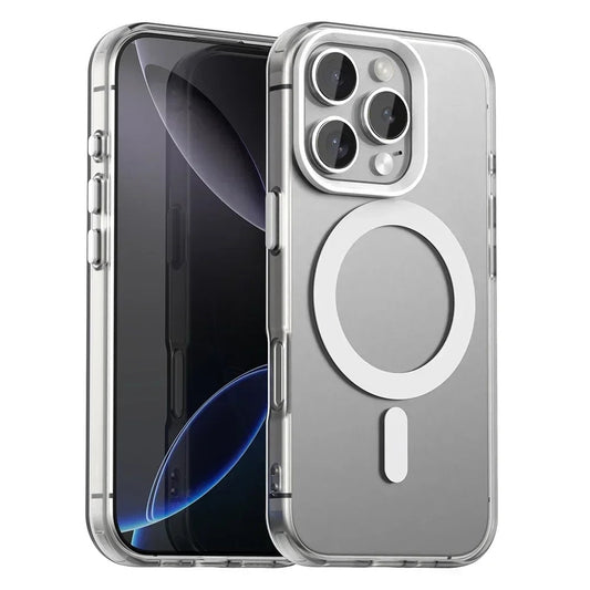 MagSafe ovitek za Apple iPhone 16 Pro, Techsuit, CandyCase, Bela