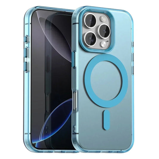 MagSafe ovitek za Apple iPhone 16 Pro, Techsuit, CandyCase, modra