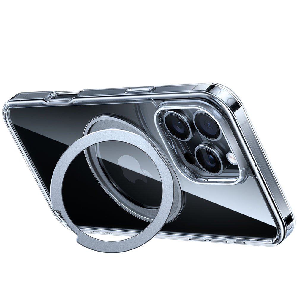 Ovitek MagSafe za Apple iPhone 16 Pro, Torras, Ostand Pro, Prozoren