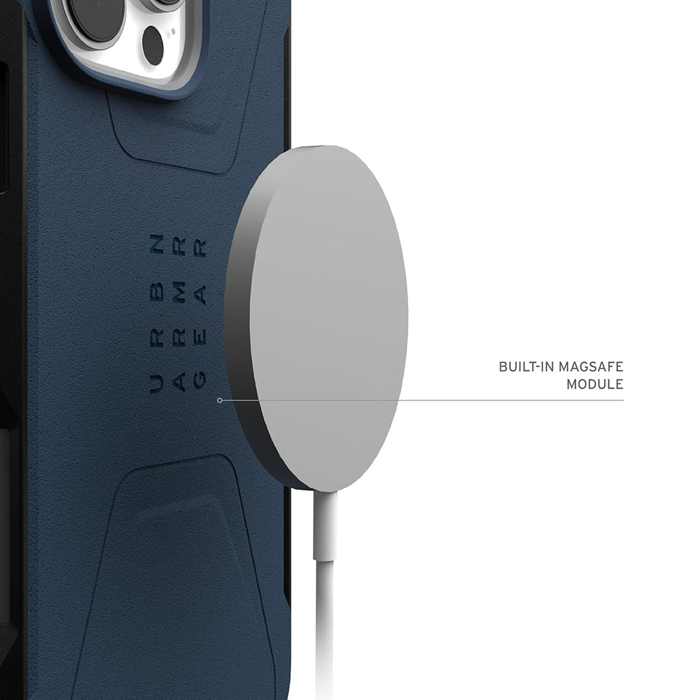 MagSafe ovitek za Apple iPhone 16 Pro, Urban Armor Gear, Civilian, Temno modra