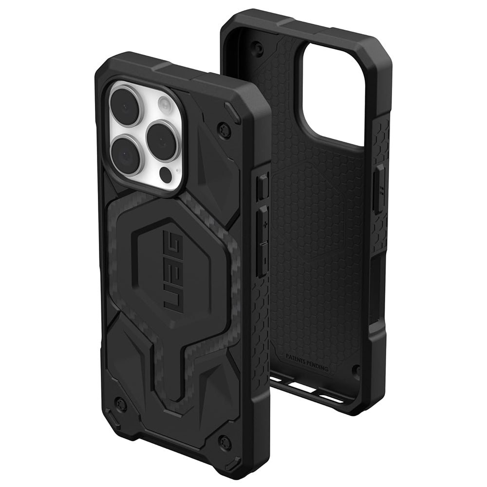 MagSafe ovitek za Apple iPhone 16 Pro, Urban Armor Gear, Monarch Pro Carbon, Črn