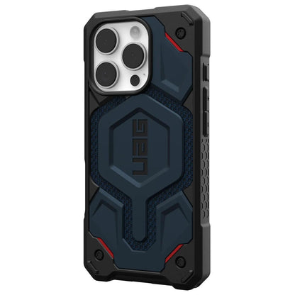 MagSafe ovitek za Apple iPhone 16 Pro, Urban Armor Gear, Monarch Pro Kevlar, mornarsko modra