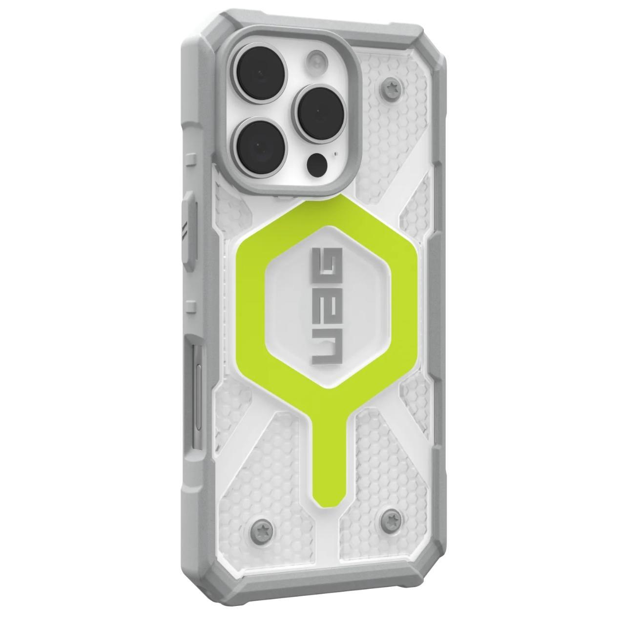 MagSafe ovitek za Apple iPhone 16 Pro, Urban Armor Gear, Pathfinder Clear, Zelen