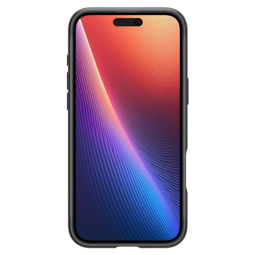 Ovitek MagSafe za Apple iPhone 16, Spigen, Rugged Armor, Mat Črn