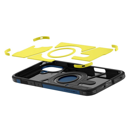 Ovitek MagSafe za Apple iPhone 16, Spigen, Tough Armor, Mornarsko modra ACS08217