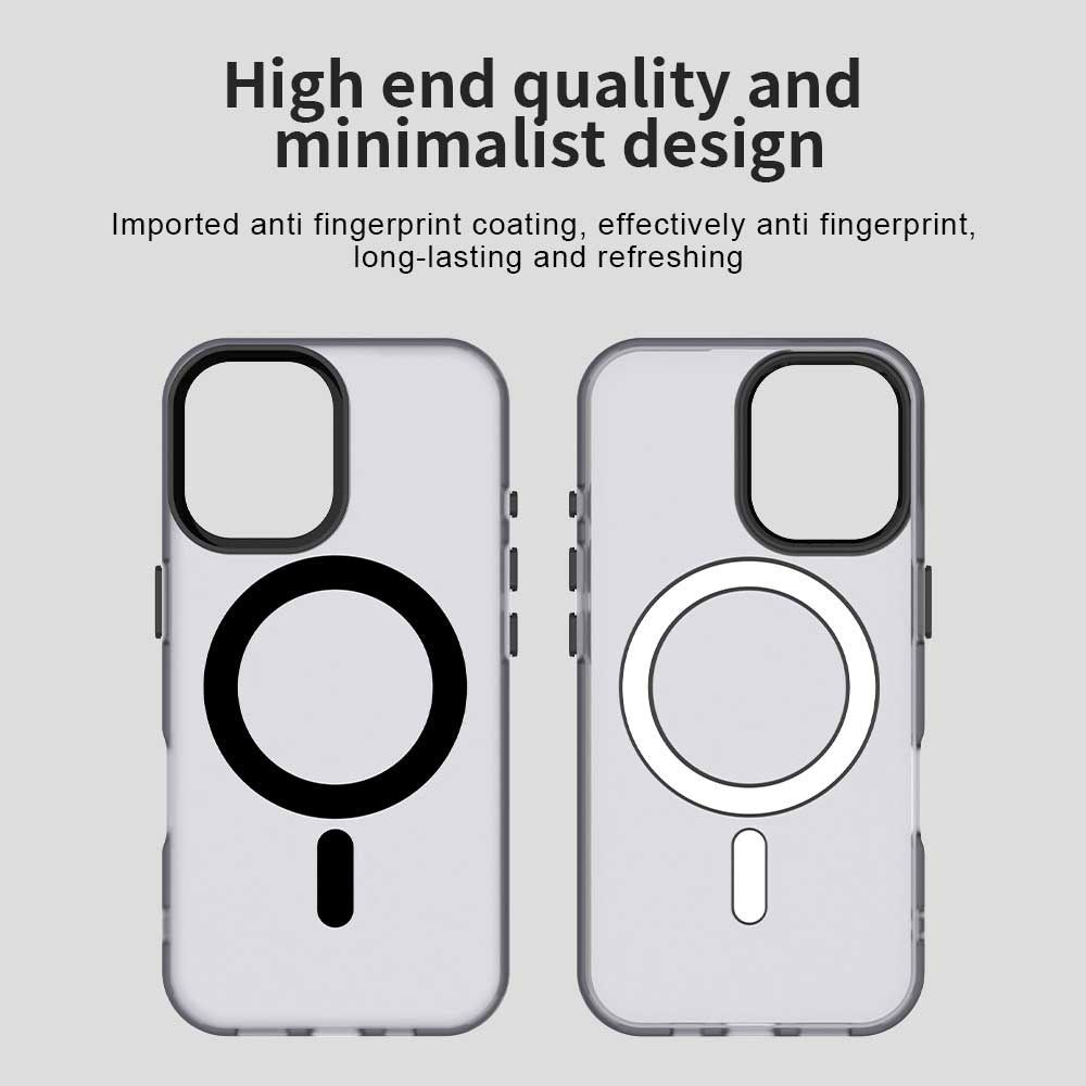 MagSafe ovitek za Apple iPhone 16, Techsuit, CandyCase, Črn
