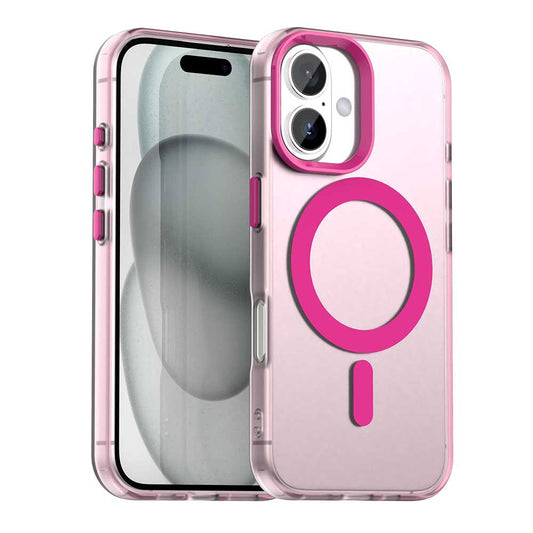MagSafe ovitek za Apple iPhone 16, Techsuit, CandyCase, roza
