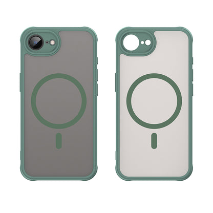 Ovitek MagSafe za Apple iPhone 17e / 16e, Techsuit, HaloFrost II, Zeleno