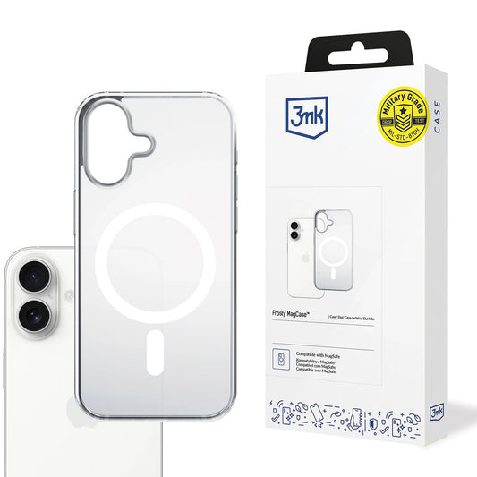 MagSafe Case for Apple iPhone 17, 3MK, Frosty MagCase, White