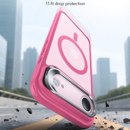 Ovitek MagSafe za Apple iPhone 17 Air, ESR, Classic Hybrid Kickstand, Satenasto roza