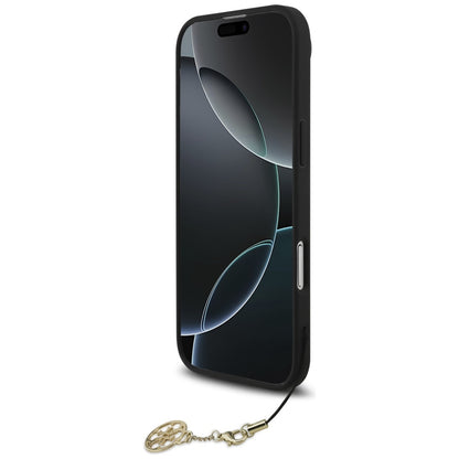 MagSafe ovitek za Apple iPhone 17 Air, Guess, 4G Charm Cradle, črn