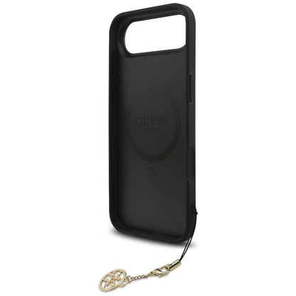 MagSafe ovitek za Apple iPhone 17 Air, Guess, 4G Charm Cradle, črn