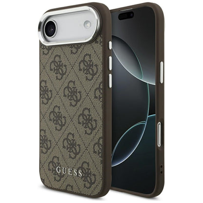 MagSafe ovitek za Apple iPhone 17 Air, Guess, 4G Classic Logo, rjava