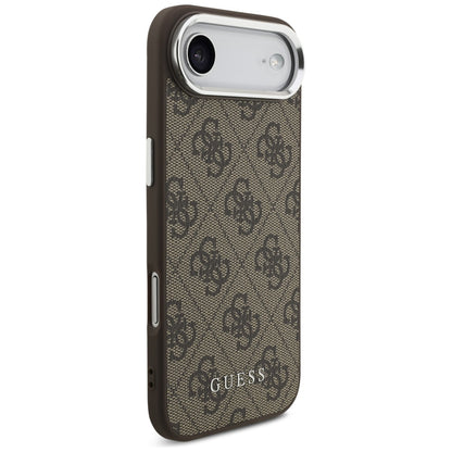 MagSafe ovitek za Apple iPhone 17 Air, Guess, 4G Classic Logo, rjava