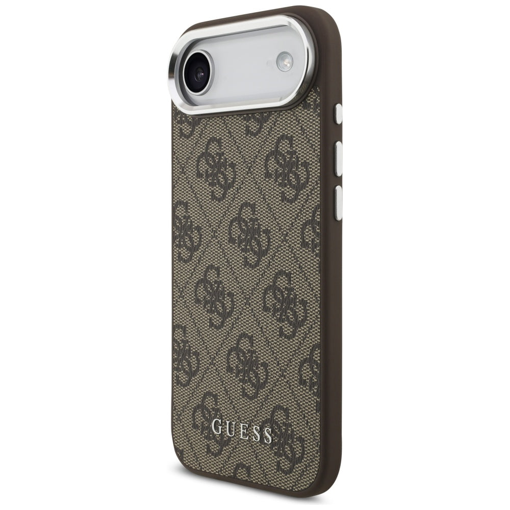 MagSafe ovitek za Apple iPhone 17 Air, Guess, 4G Classic Logo, rjava
