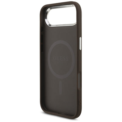 MagSafe ovitek za Apple iPhone 17 Air, Guess, 4G Classic Logo, rjava