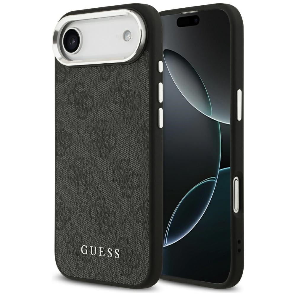 MagSafe ovitek za Apple iPhone 17 Air, Guess, 4G Classic Logo, črn
